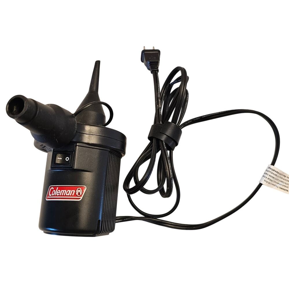 Coleman QuickPump Electric Air Pump HB-55100B Inflator Deflator Tested Works
